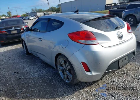 2012 Hyundai Veloster Base W/Black z USA, uszkodzony, nr VIN KMHTC6AD2CU069029